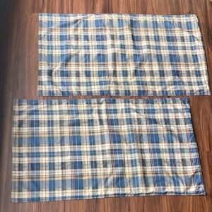 Eddie Bauer HOME King Size Plaid Pillow Shams